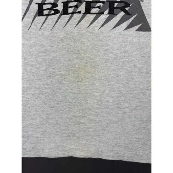 Vintage 1993 Labatt Brewing Kick Ice Beer Alcohol Tank Top Grey Shirt Logo Art - Picture 6 of 8